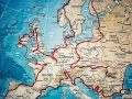 The route of our journey.